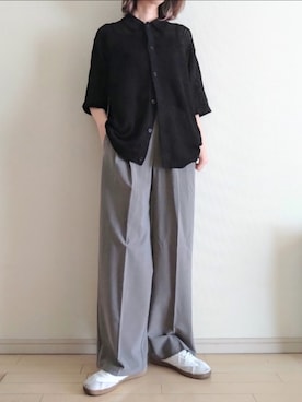 「H&M（エイチ・アンド・エム）のアイテム」を使った、kazaneさん（レディース・166cm）の秋コーディネート
