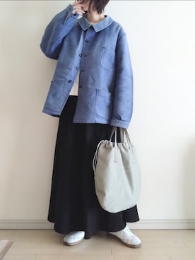 「アイテム（その他アウター）」を使った、kazaneさん（レディース・166cm）の春コーディネート