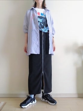 「アイテム（ソックス/靴下）」を使った、kazaneさん（レディース・166cm）の秋コーディネート