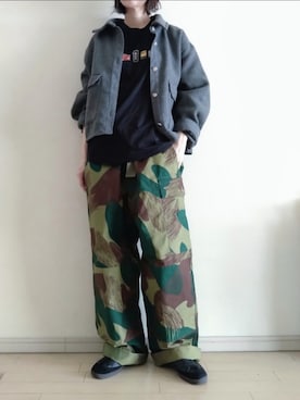 「H&M（エイチ・アンド・エム）のアイテム」を使った、kazaneさん（レディース・166cm）の冬コーディネート