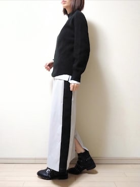 「any SiS（エニィスィス）のアイテム」を使った、kazaneさん（レディース・165cm）の秋コーディネート