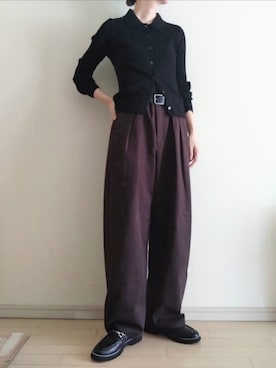 「AMERICAN HOLIC（アメリカンホリック）のアイテム」を使った、kazaneさん（レディース・166cm）の秋コーディネート