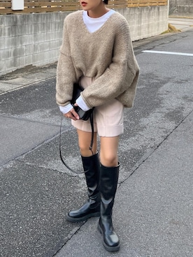 MIHOさん（レディース・158cm）の冬コーディネート