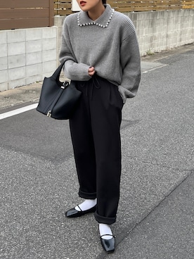 「fitmore」｜MIHOさん（レディース・158cm）の冬コーディネート
