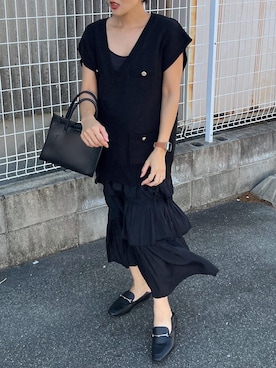 「Lady worker（レディワーカー）のアイテム」を使った、MIHOさん（レディース・158cm）の秋コーディネート