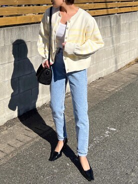 「RECTANGLE」｜MIHOさん（レディース・158cm）の冬コーディネート