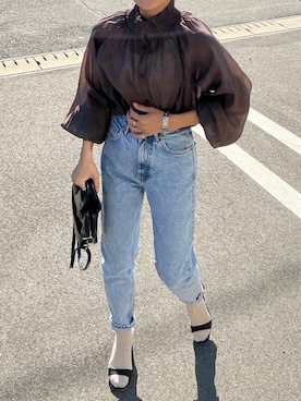 MIHOさん（レディース・158cm）の冬コーディネート