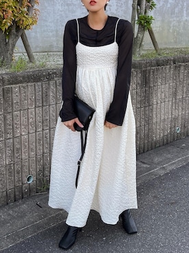「fitmore」｜MIHOさん（レディース・158cm）の秋コーディネート