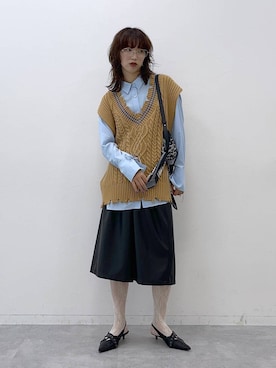 よここさん（レディース・168cm）の秋コーディネート