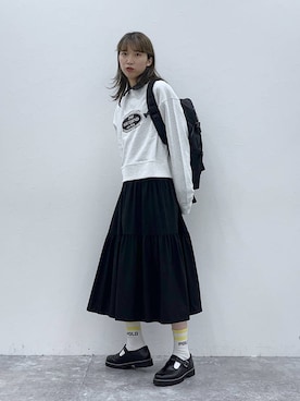「アイテム（スウェット）」を使った、よここさん（レディース・168cm・20代）の夏コーディネート