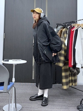 「アイテム（ワンピース/ドレス）」を使った、よここさん（レディース・168cm・30代）の冬コーディネート