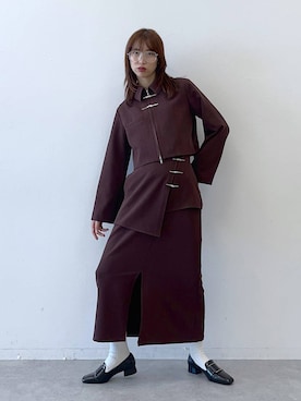 よここさん（レディース・168cm）の冬コーディネート