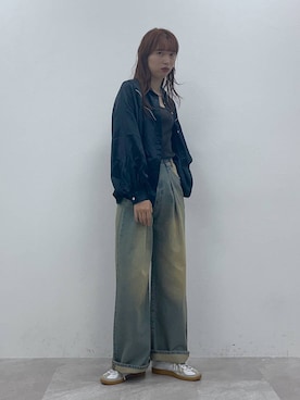 「bijorie」｜「アイテム（アクセサリー）」を使った、よここさん（レディース・168cm）の秋コーディネート