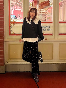 「アイテム（スウェットパンツ）」を使った、よここさん（レディース・168cm・20代）の秋コーディネート