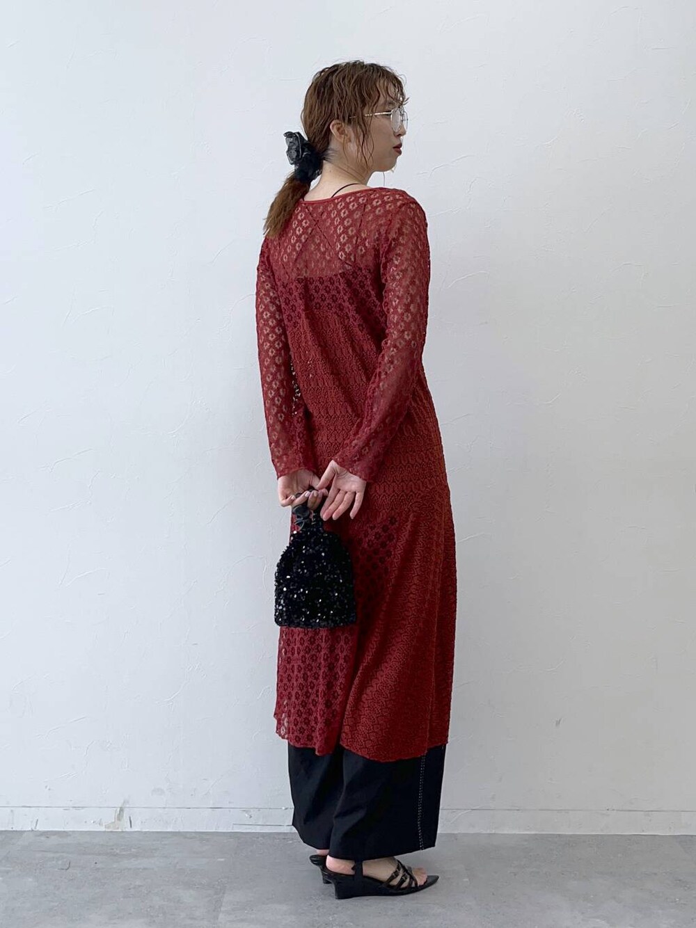 JEANASIS（ジーナシス）の「2WAYパッチワークレースワンピース/324684