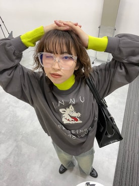 「アイテム（ショルダーバッグ）」を使った、よここさん（レディース・168cm・30代）の秋コーディネート