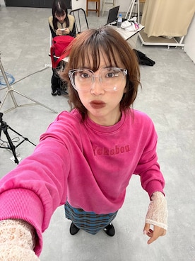 「RAGEBLUE（レイジブルー）のアイテム（Tシャツ/カットソー）」を使った、よここさん（レディース・168cm）の秋コーディネート