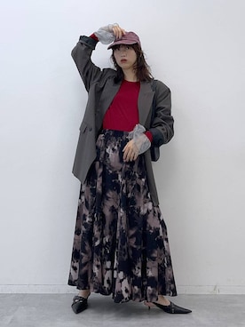 「アイテム（テーラードジャケット）」を使った、よここさん（レディース・168cm・30代）の秋コーディネート
