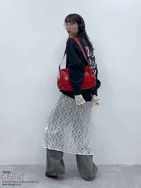 「JEANASIS（ジーナシス）のアイテム（ワンピース/ドレス）」を使った、よここさん（レディース・168cm）の秋コーディネート