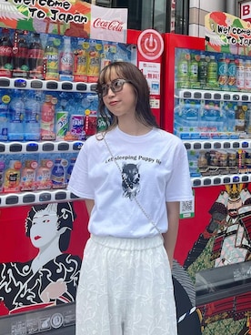 「REGENCY WORKS（リージェンシーワークス）のアイテム」を使った、よここさん（レディース・168cm）の夏コーディネート