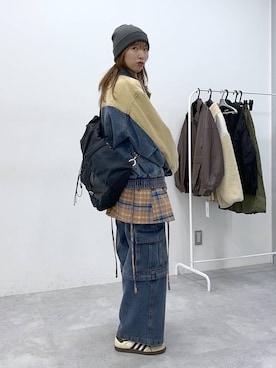 よここさん（レディース・168cm）の冬コーディネート