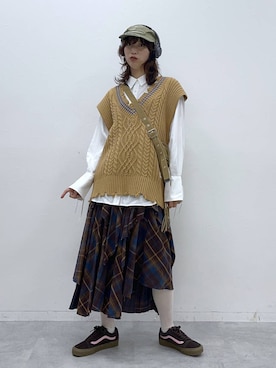 「アイテム（レッグウェア）」を使った、よここさん（レディース・168cm・30代）の秋コーディネート