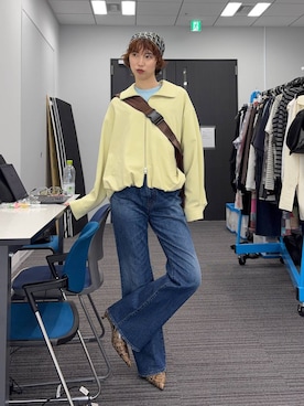「リラックス」｜よここさん（レディース・168cm）の春コーディネート