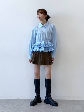 よここさん（レディース・168cm）の冬コーディネート