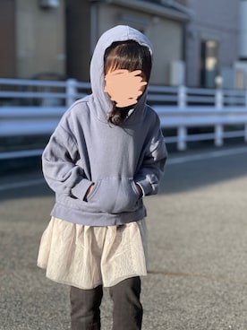 「HOT BISCUITS（ホットビスケッツ）のアイテム」を使った、gemeiriaさん（キッズ・110cm）の冬コーディネート