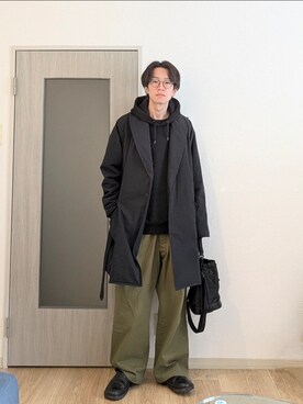 「gu」｜ yujiさん（メンズ・176cm）の冬コーディネート