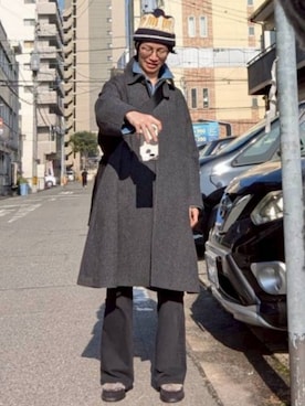 「THE RERACS（ザ・リラクス）のアイテム」を使った、 yujiさん（メンズ・176cm）の冬コーディネート