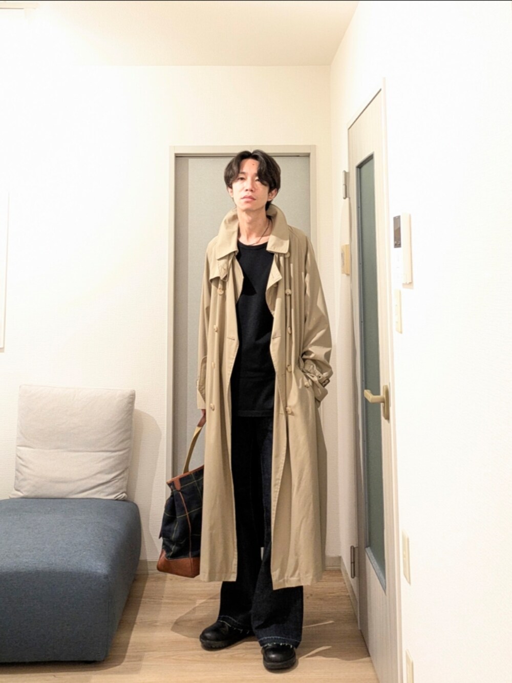 ラルフローレン　ロングコート ラルフローレン RALPH LAUREN デニム トレンチコート ロング