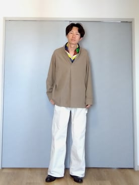 「marka（マーカ）のアイテム（トップス）」を使った、 yujiさん（メンズ・176cm）の春コーディネート