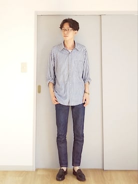 「ARROW（アロー）のアイテム」を使った、 yujiさん（メンズ・176cm）の春コーディネート