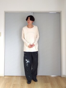 「marka（マーカ）のアイテム（パンツ）」を使った、 yujiさん（メンズ・176cm）の秋コーディネート