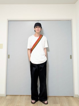 「アイテム（バッグ）」を使った、 yujiさん（メンズ・176cm）の夏コーディネート