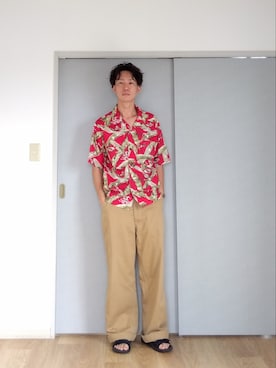 「Pataloha（パタロハ）のアイテム」を使った、 yujiさん（メンズ・176cm）の夏コーディネート
