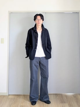 「Engineered Garments（エンジニアードガーメンツ）のアイテム」を使った、 yujiさん（メンズ・176cm）の春コーディネート