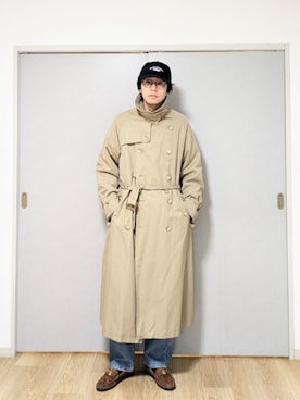 POLO RALPH LAURENのトレンチコートを使ったメンズ人気ファッション