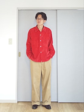 「ARROW（アロー）のアイテム」を使った、 yujiさん（メンズ・176cm）の春コーディネート