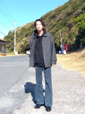 「marka（マーカ）のアイテム（カバーオール）」を使った、 yujiさん（メンズ・176cm）の冬コーディネート