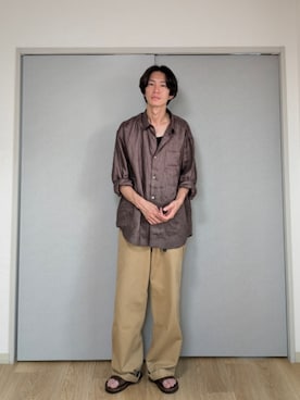 「marka（マーカ）のアイテム（パンツ）」を使った、 yujiさん（メンズ・176cm）の夏コーディネート