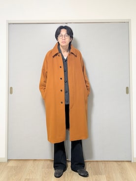 「markaware（マーカウェア）のアイテム」を使った、 yujiさん（メンズ・176cm）の冬コーディネート