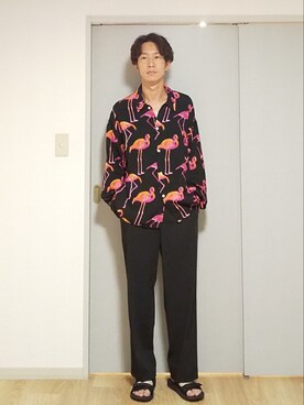 「soe（ソーイ）のアイテム（トップス）」を使った、 yujiさん（メンズ・176cm）の春コーディネート