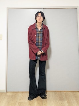 「アイテム（トップス）」を使った、 yujiさん（メンズ・176cm）の秋コーディネート