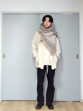「RANDT（アールアンドティー）のアイテム（ジャケット/アウター）」を使った、 yujiさん（メンズ・176cm）の秋コーディネート