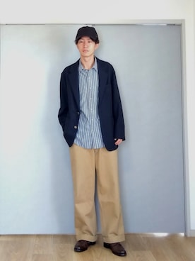 「ALDEN（オールデン）のアイテム」を使った、 yujiさん（メンズ・176cm）の春コーディネート