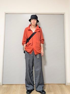 「アイテム（サンダル）」を使った、 yujiさん（メンズ・176cm）の秋コーディネート