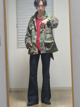 「ミリタリー」｜ yujiさん（メンズ・176cm）の春コーディネート