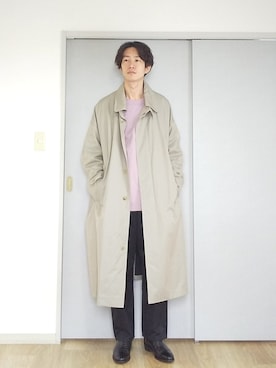 「LOUNGE LIZARD（ラウンジリザード）のアイテム」を使った、 yujiさん（メンズ・176cm）の春コーディネート